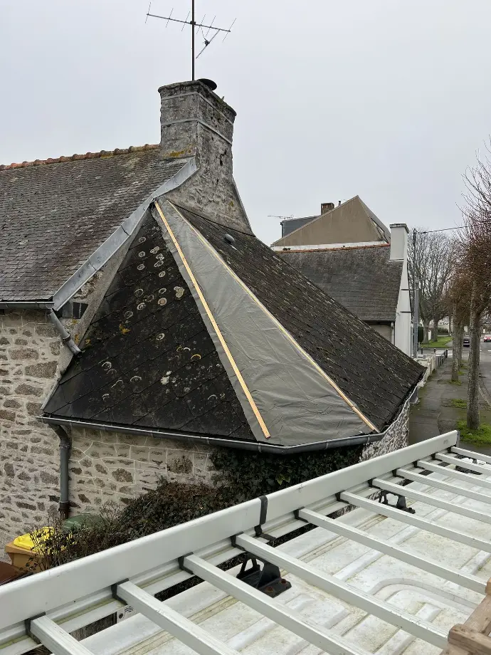 Bachage toiture